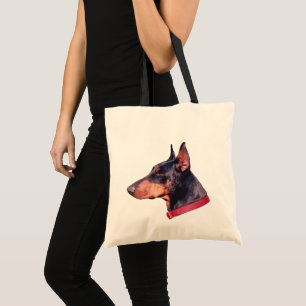 Sac fourre-tout à photo de chien de visage de Pins