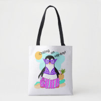 SAC FOURRE-TOUT à pingouin de vacances