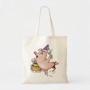 Sac fourre-tout à porc d'anniversaire