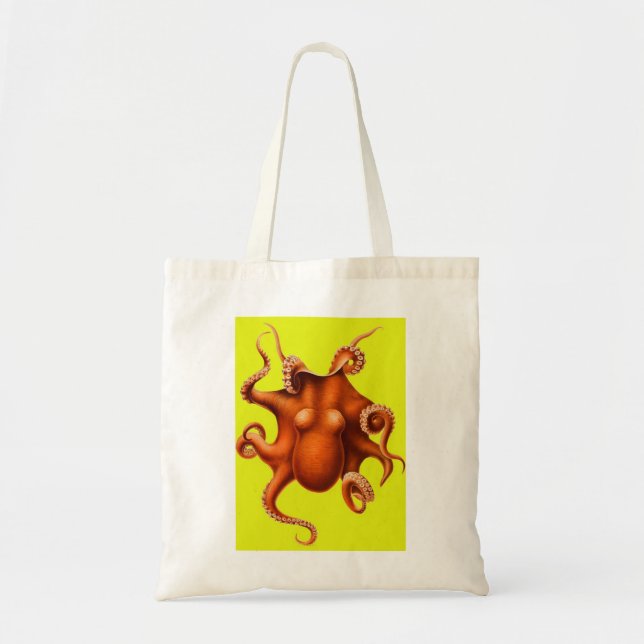 Sac fourre-tout à poulpe (Devant)