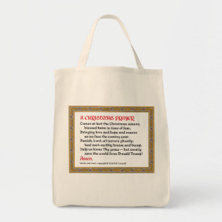 Sac fourre-tout à prière de Noël (Donald Trump)