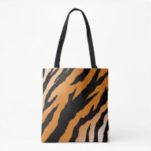 Sac fourre-tout à rayures de tigre