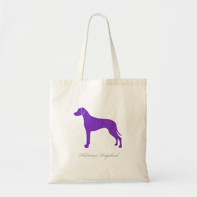 Sac fourre-tout à Rhodesian Ridgeback (silhouette (Devant)