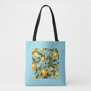 Sac fourre-tout à rouleaux citron et vigne