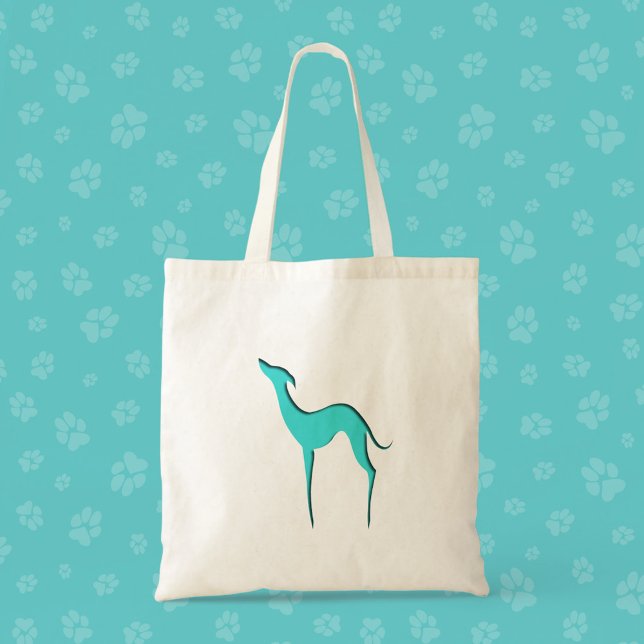 Sac fourre-tout à silhouette de turquoise de (Créateur téléchargé)