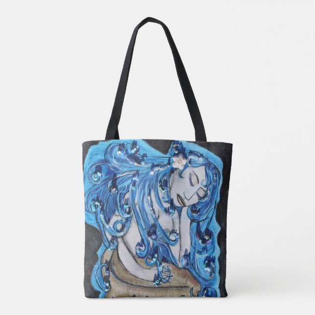 Sac fourre-tout à sirène (personnalisable) (Dos)
