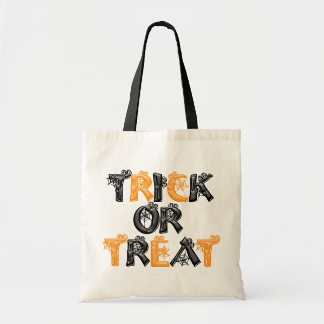 Sac fourre-tout à toile d'araignée de des bonbons (Devant)