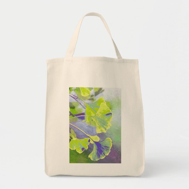 Sac fourre-tout à toile de Ginkgo (Devant)