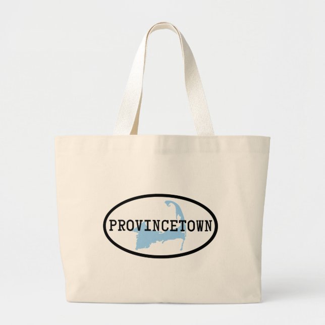 Sac fourre-tout à toile de Provincetown (Devant)