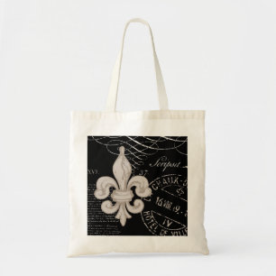 Sac fourre-tout à Vintage Fleur de Lis…
