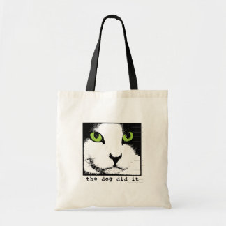 Sac fourre-tout à visage de chat