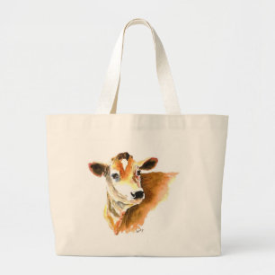 sac fourre-tout à visage de vache