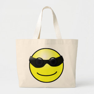 Sac fourre-tout à visage jaune