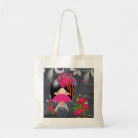 Sac fourre-tout à "voyage" de poupée de Kokeshi