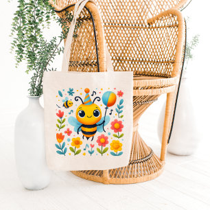 Sac fourre-tout abeille de fête