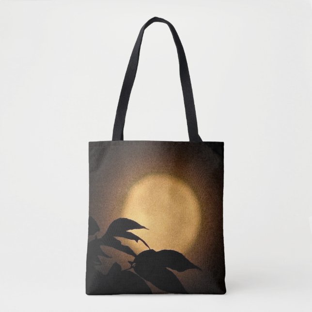 Sac fourre-tout Abstrait de la lune Brown d'automn (Devant)