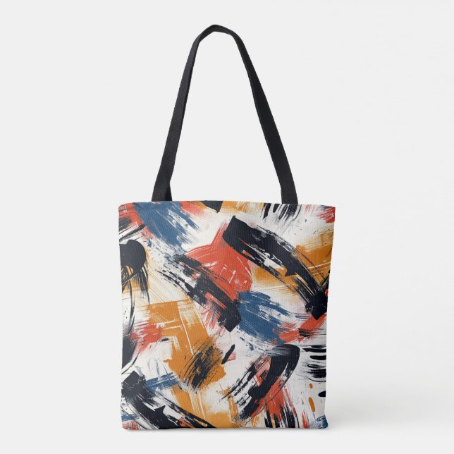 Sac fourre-tout Abstrait expressionniste | Audacie (Dos)