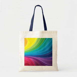 Sac fourre-tout Abstrait Rainbow Swirl