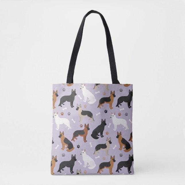 Sac fourre-tout allemand des os et des pattes (Devant)