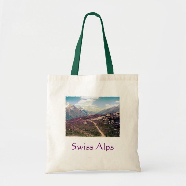 Sac fourre-tout Alpine View de style vintage (Devant)