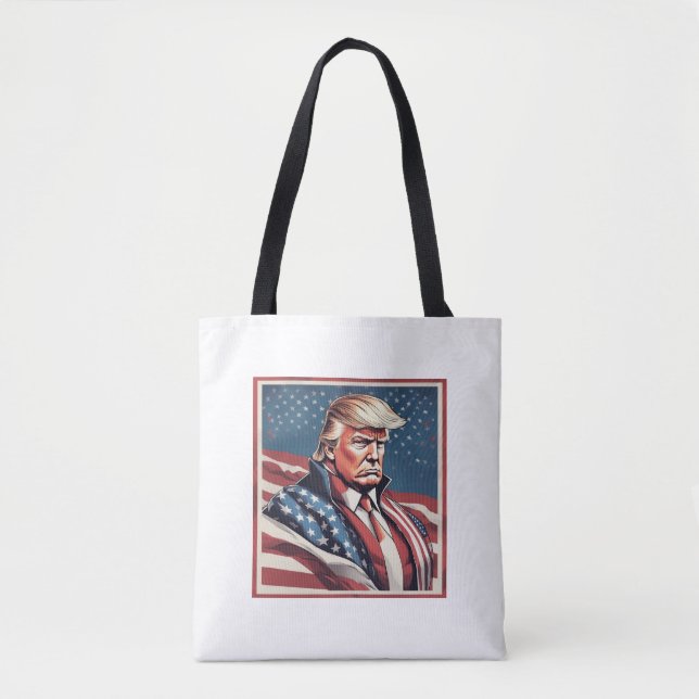 Sac fourre-tout américain du drapeau épopé de Trum (Devant)