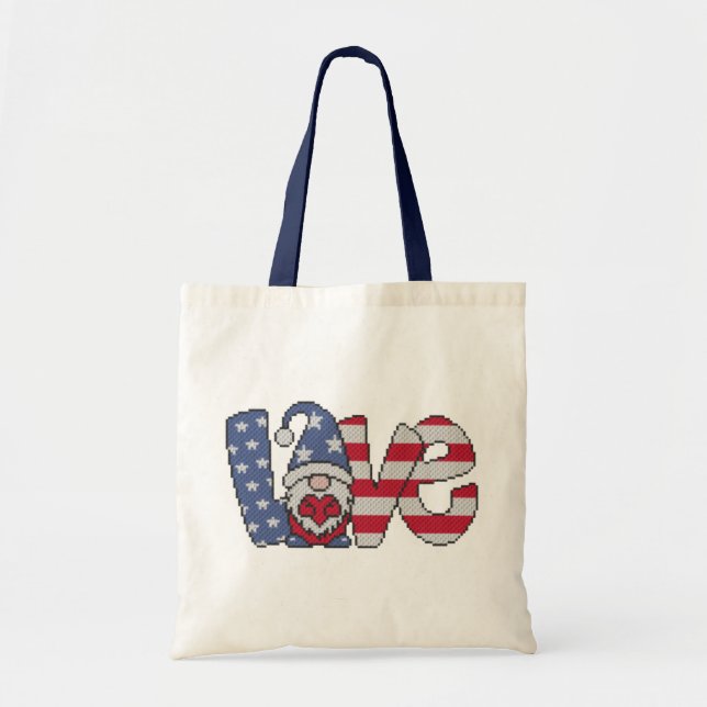 Sac fourre-tout American Love Gnome (Devant)
