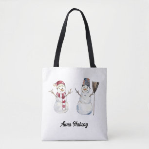 Sac fourre-tout   Amis de Snowman personnalisés