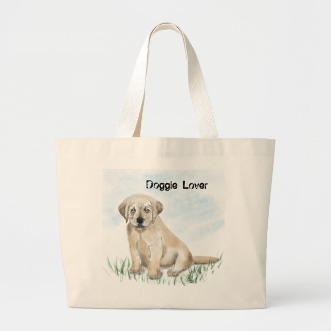 sac fourre-tout Amoureux des chiens (Devant)