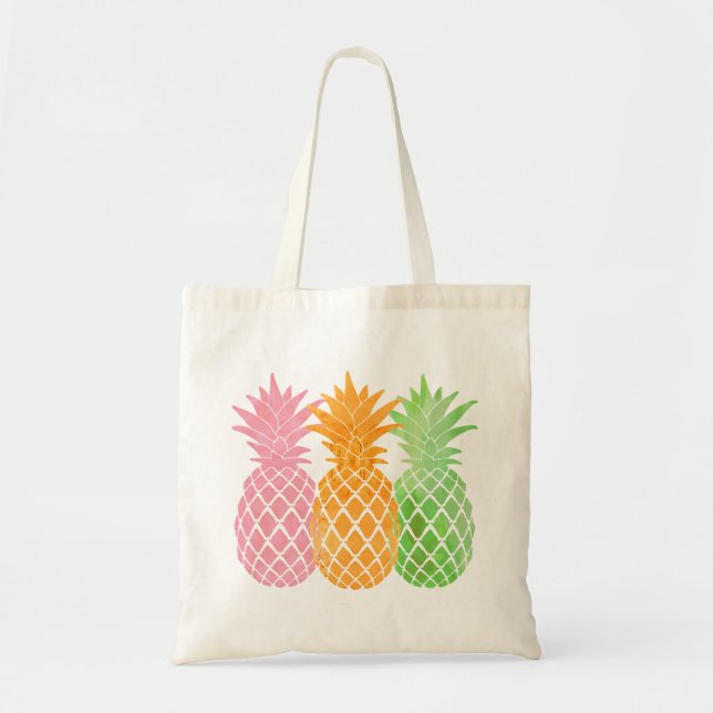 Sac fourre-tout ananas, sac fourre-tout de plage (Devant)
