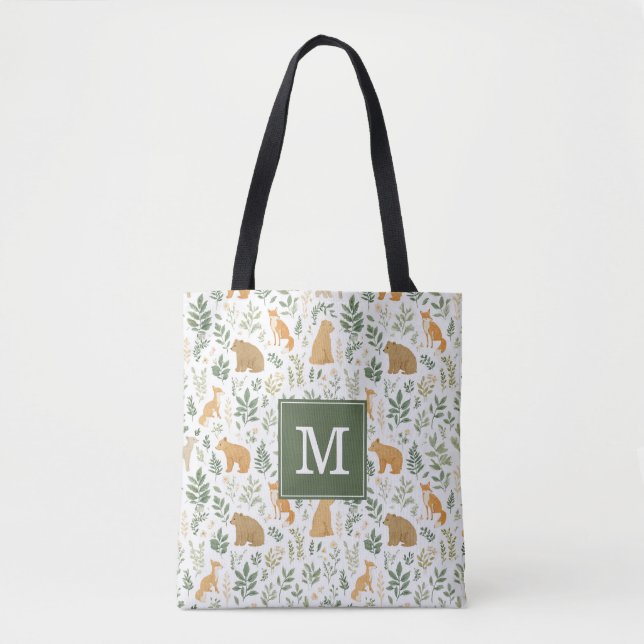 Sac fourre-tout Animaux de la forêt (Devant)