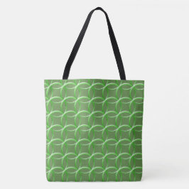 Sac fourre-tout (ao) - Bagues vertes Kaleidoscope