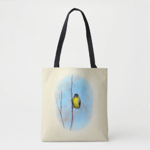 Sac fourre-tout (ao) - Finch jaune sur la branche
