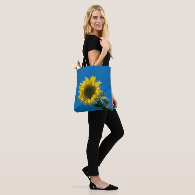 Sac fourre-tout (ao) - Gros tournesol (Sur le modèle)