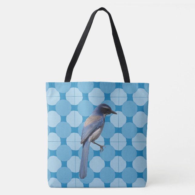 Sac fourre-tout (ao) - Oiseau sur l'Arrière - plan (Devant)