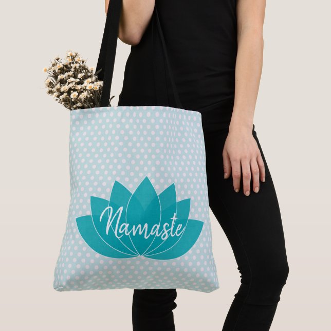 Sac fourre-tout Aqua Lotus Yoga (De près)