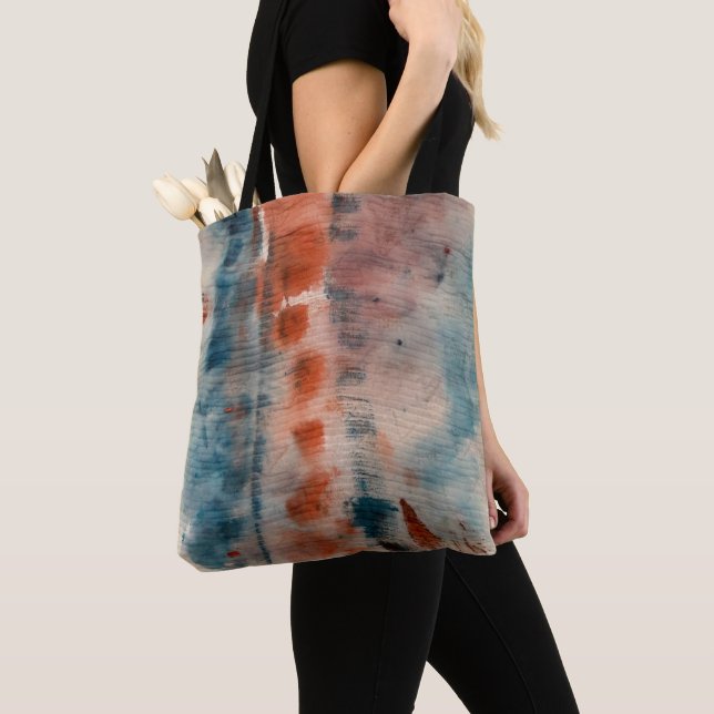 Sac fourre-tout aquarelle moderne (De près)