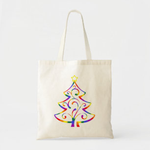 Sac fourre-tout arbre de Noël LGBT+ Pride