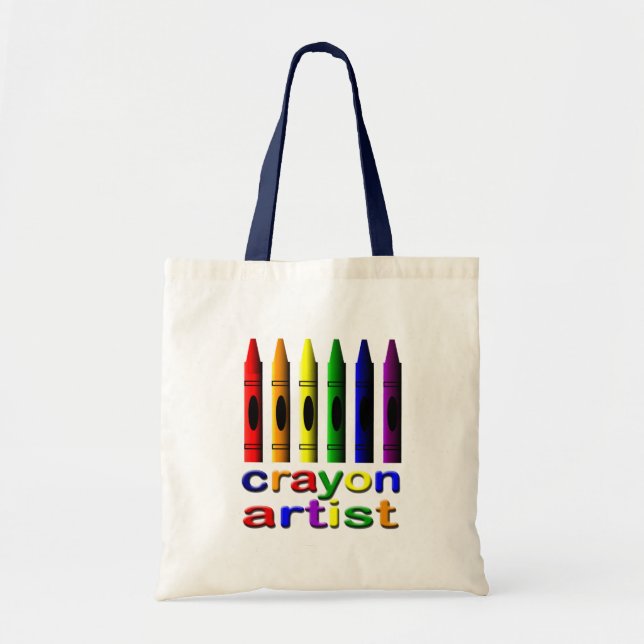Sac fourre-tout Artiste Crayon (Devant)