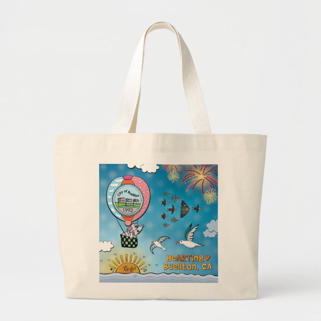 Sac fourre-tout - Au-dessus de la mer (Devant)