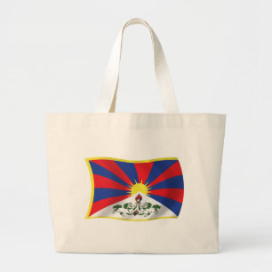 Sac fourre-tout au drapeau du Tibet