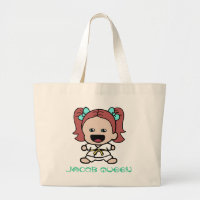 Sac fourre-tout au karaté de la fille mignonne