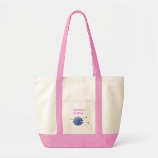Sac fourre-tout au tricot de la grand-maman