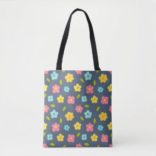 Sac fourre-tout aux fleurs mignonnes