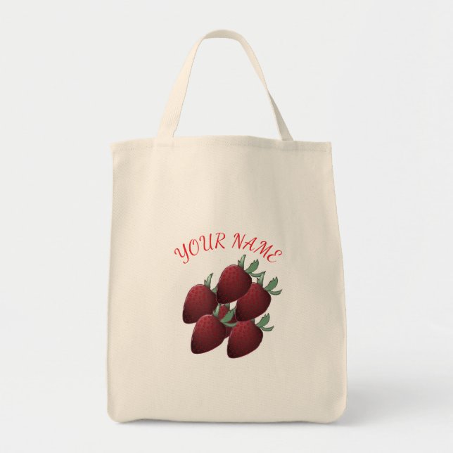 Sac fourre-tout aux fraises (Devant)