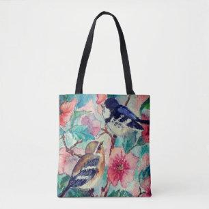 Sac fourre-tout aux oiseaux mignons