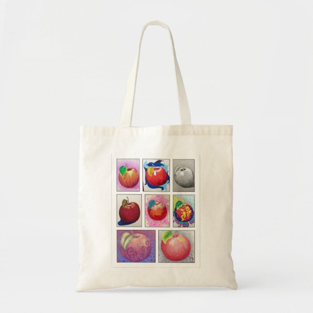 Sac fourre-tout aux pommes (Devant)