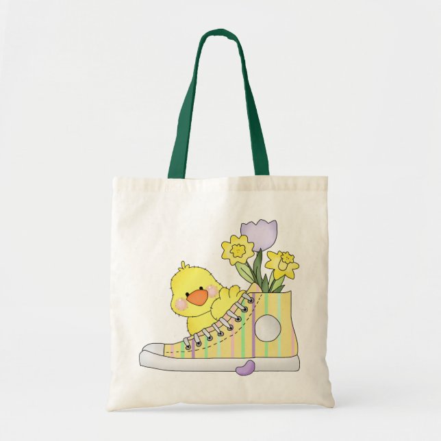 Sac fourre-tout aux poussins de Pâques (Devant)