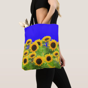 Sac fourre-tout aux tournesols