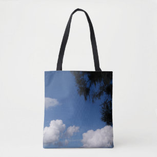 Sac fourre-tout avec ciel bleu