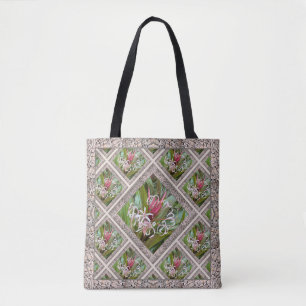 Sac fourre-tout avec de belles lentilles d'araigné